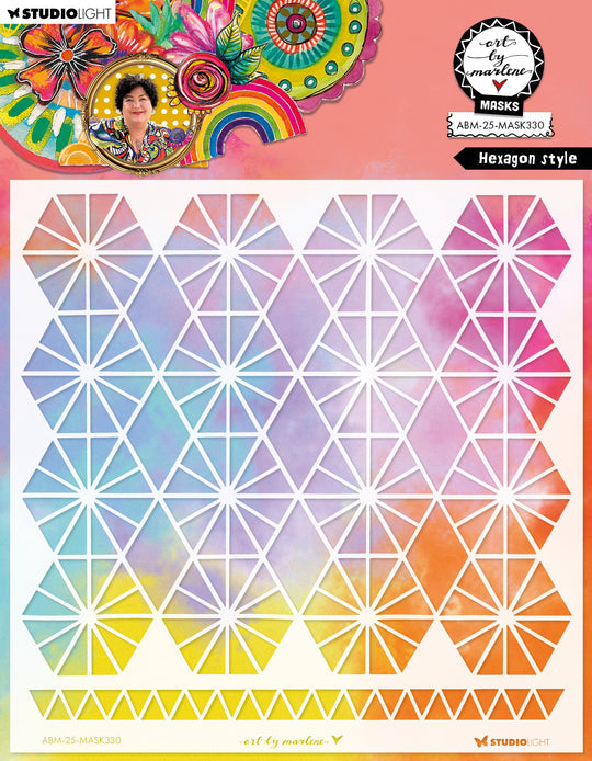 Art By Marlene - Mask Hexagon