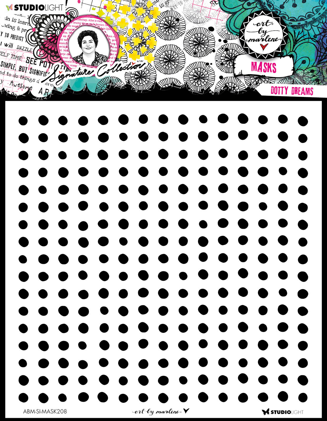 Art By Marlene Mask Dotty Dreams