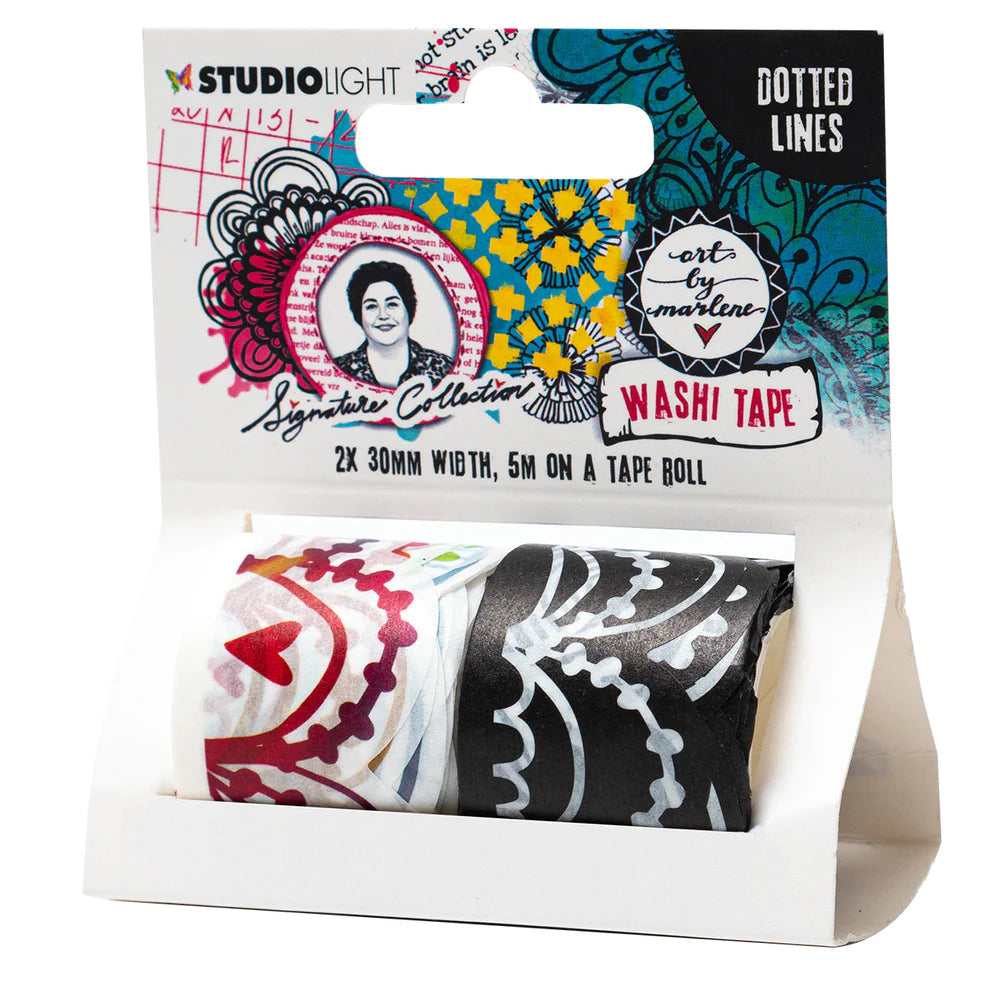 Art By Marlene - Washi Tape - Dotted Lines