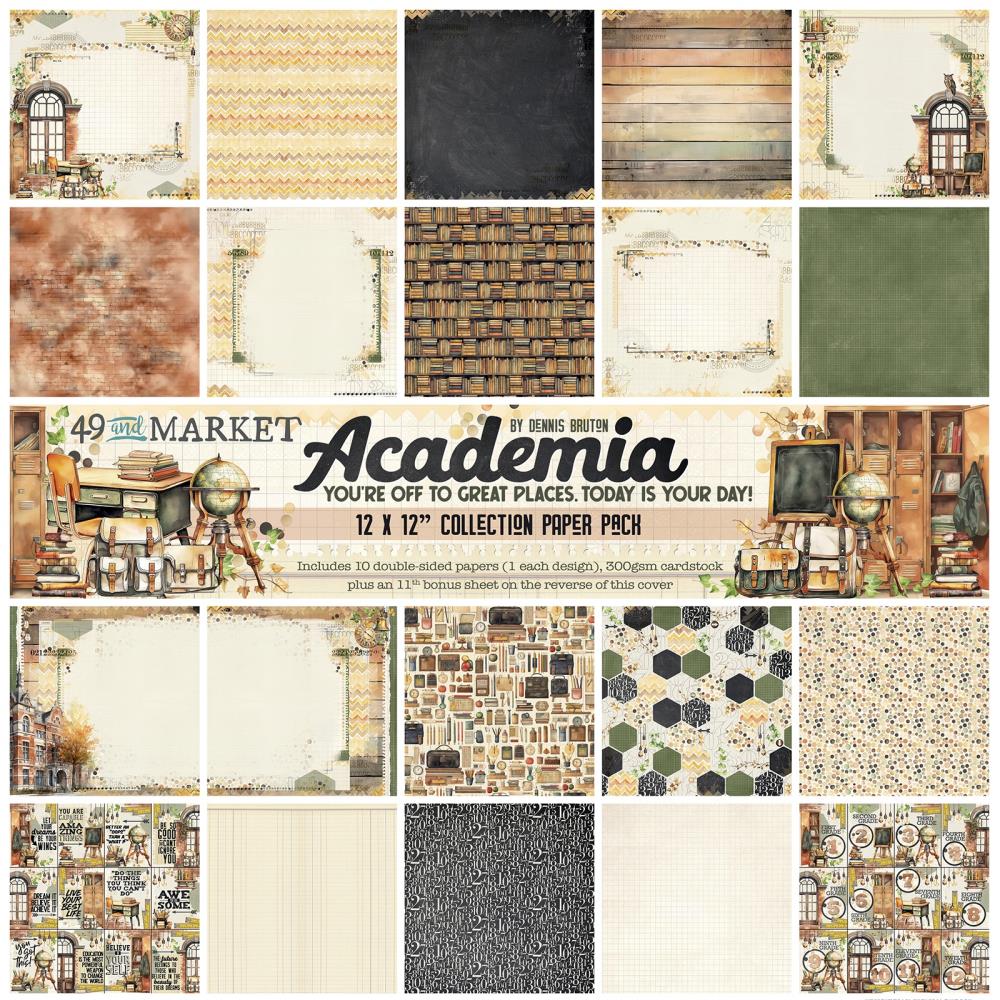 49 and Market - Academia Paper Collection 12 x 12