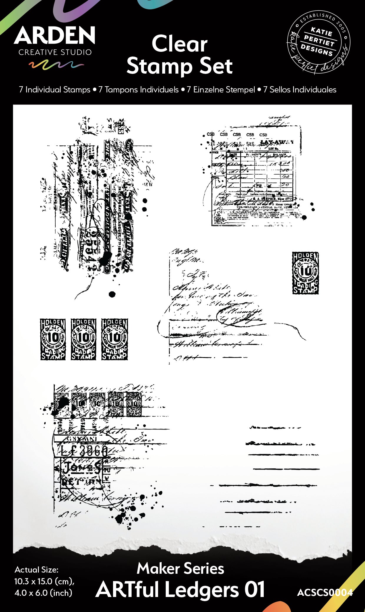 ARDEN - Hidden Creek Stamp Set - ARTful Ledgers