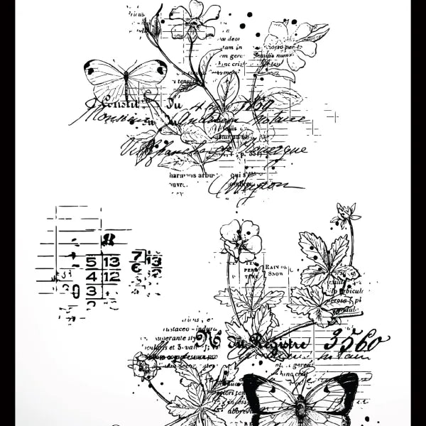 Arden - Maker Series Botanical Clusters 01 4in x 6in Clear Stamp Set
