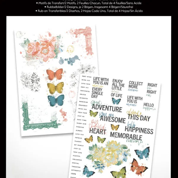 Arden -Page Starters Rub-On Transfer Set