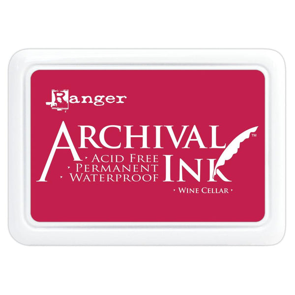 Ranger - Archival  Permanent  Ink -  Wine Cellar