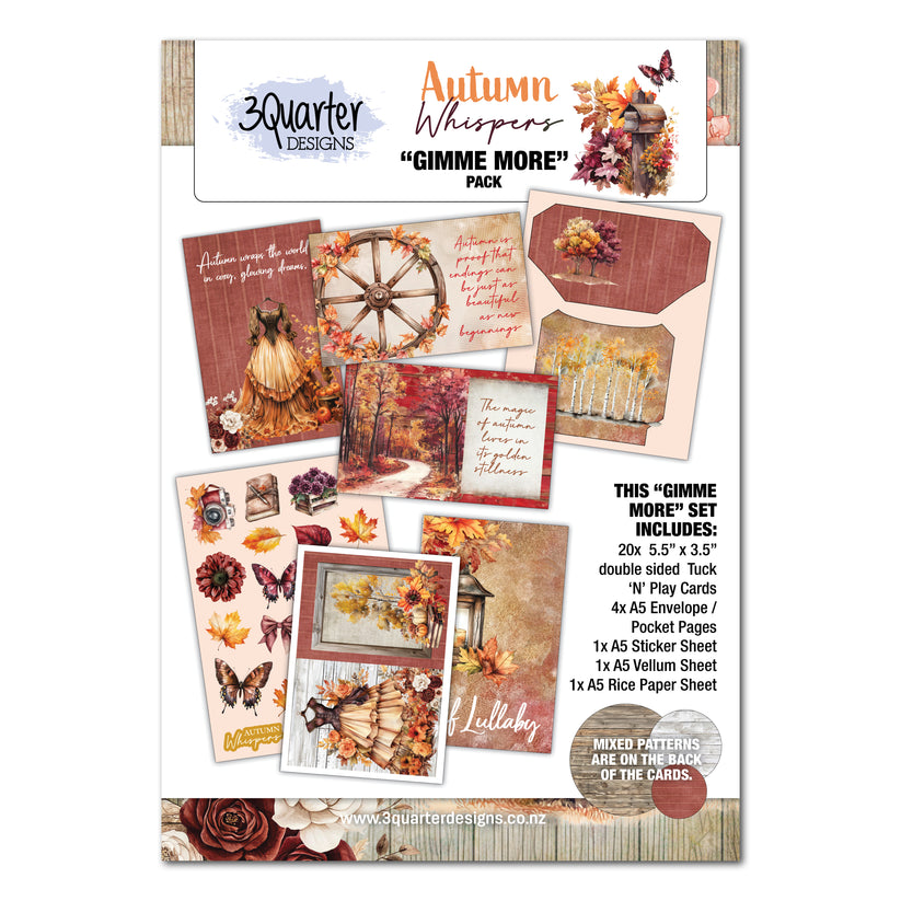 3Quarter Designs - Gimme More Pack - Autumn Whispers