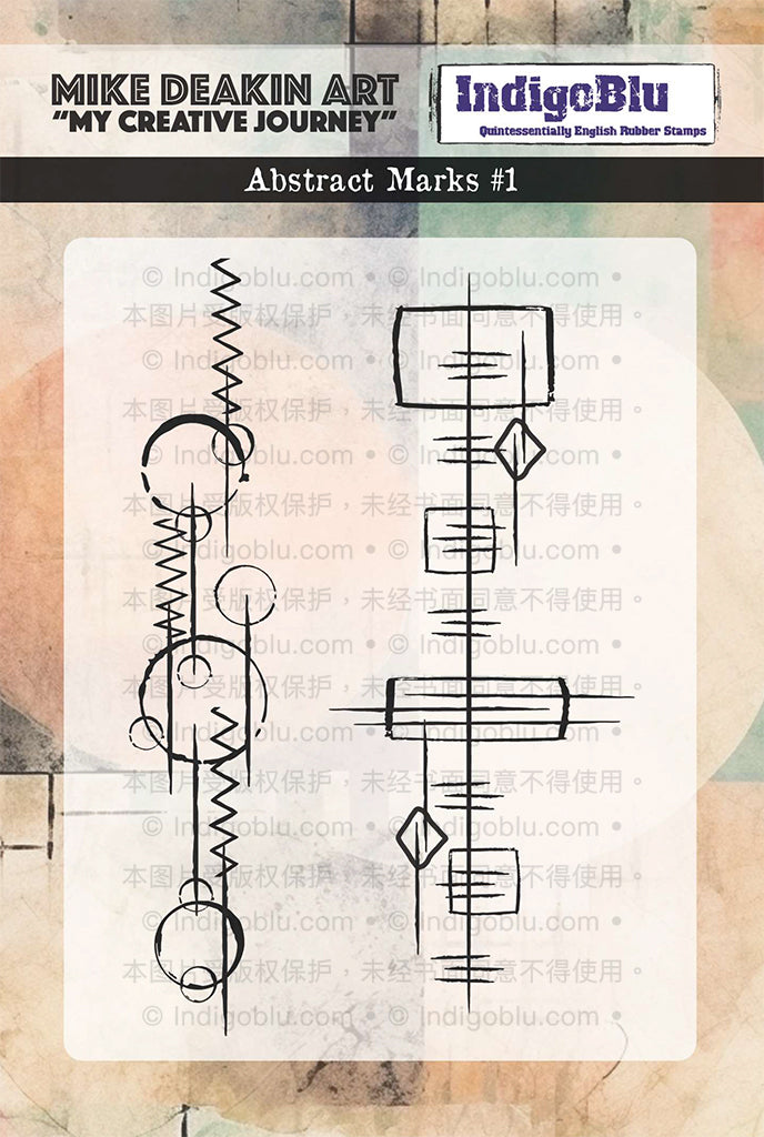 IndigoBlu- Mike Deaken Art - Abstract #1