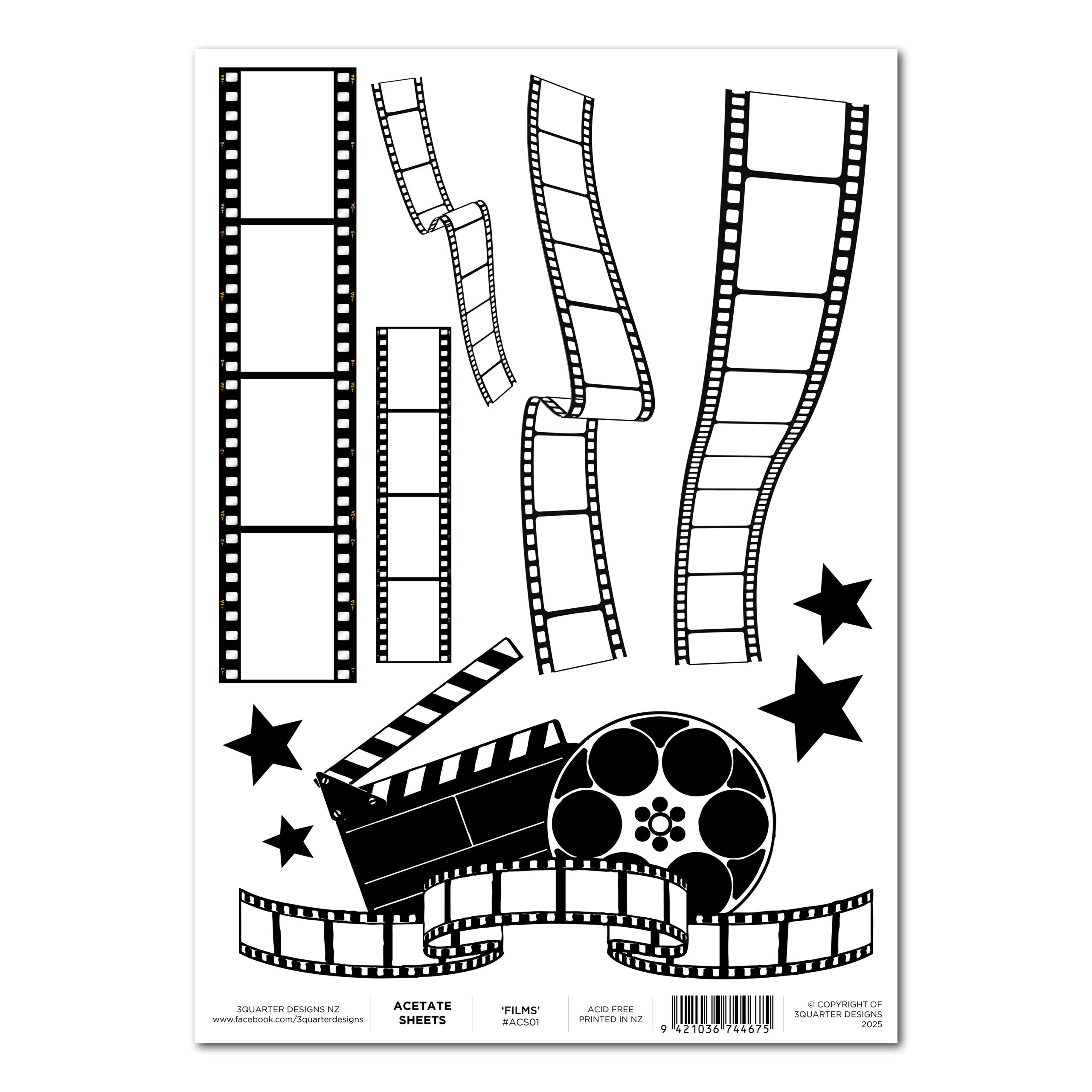 3Quarter - E Cerulean Score Acetate