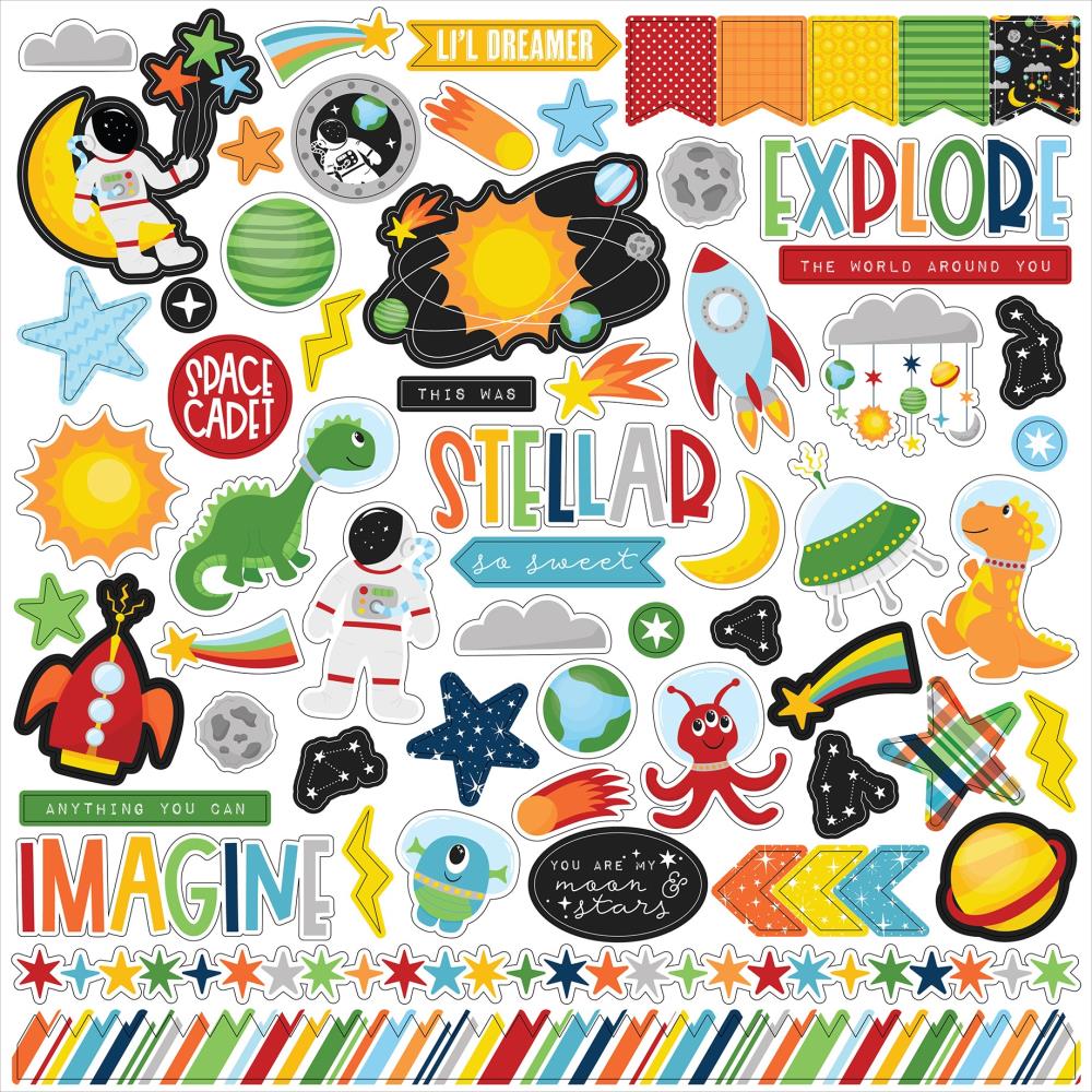 Echo Park Blast Off sticker sheet