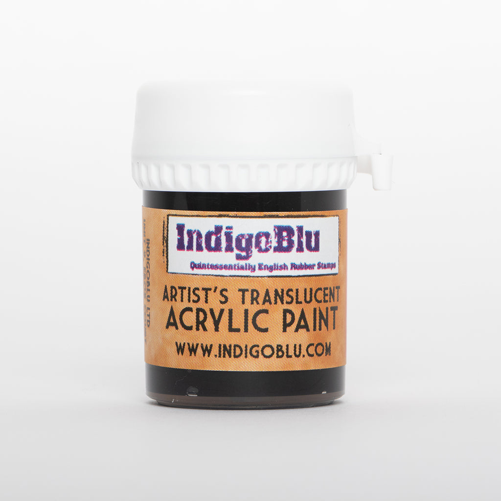 Indigo Blu Artists - Translucent Acrylic Paint - Black
