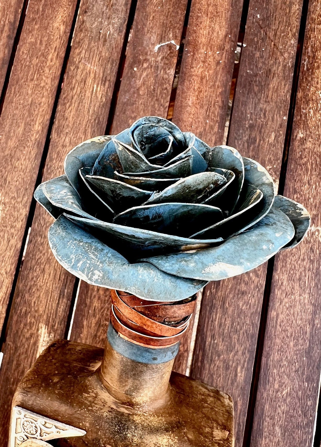 Antonis Workshop - Blue Rose Bottle Project - Friday 9th August   9am to 2pm
