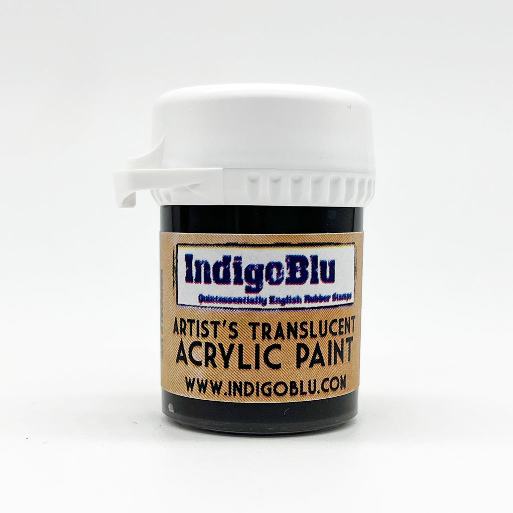 Indigo Blu Artists - Translucent Acrylic Paint - Burnt Sienna
