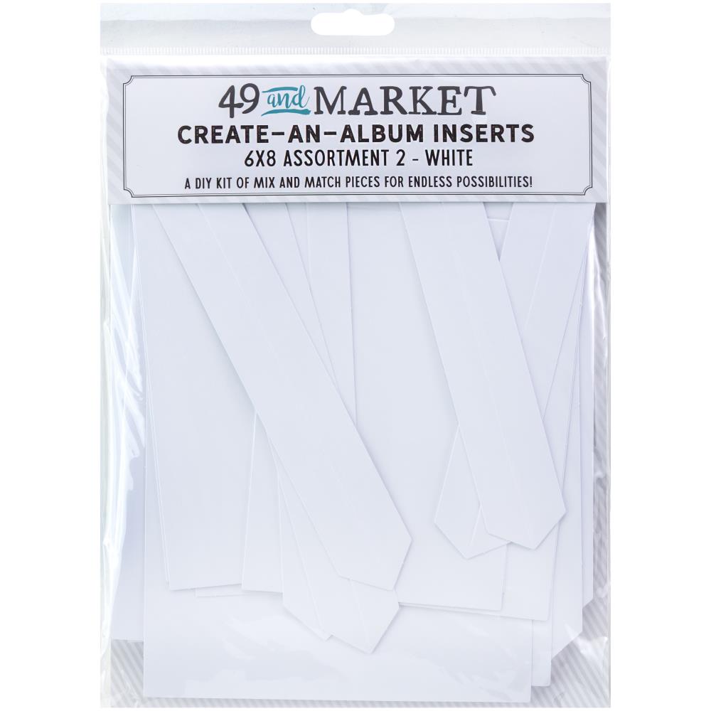 49 and Market Create - An -Album Inserts assort white