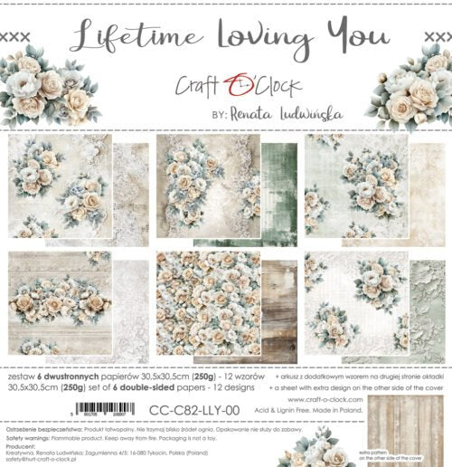 Craft O’Clock – Lifetime Loving You Paper Pad 12x12 (CC-C82-LLY-00)
