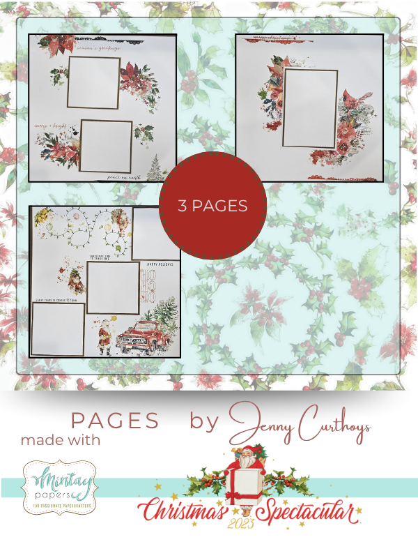 49 & Market 3 page Christmas wishes Kit