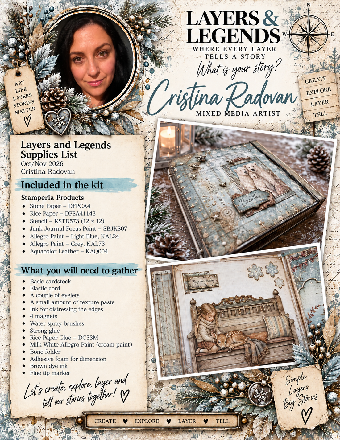 Layers and Legends - Cristina Radovan