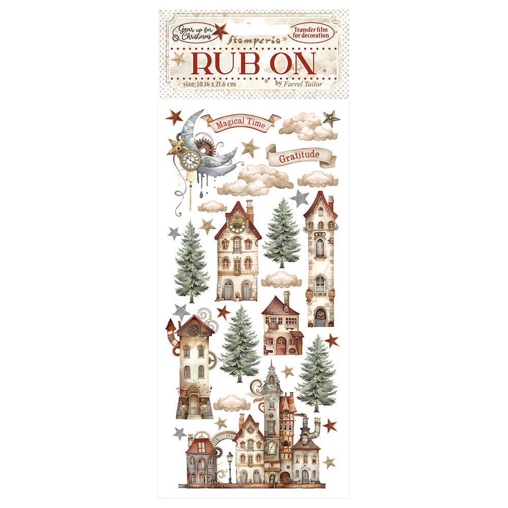 Stamperia Rub-Ons β Gear up for Christmas - Cozy Houses