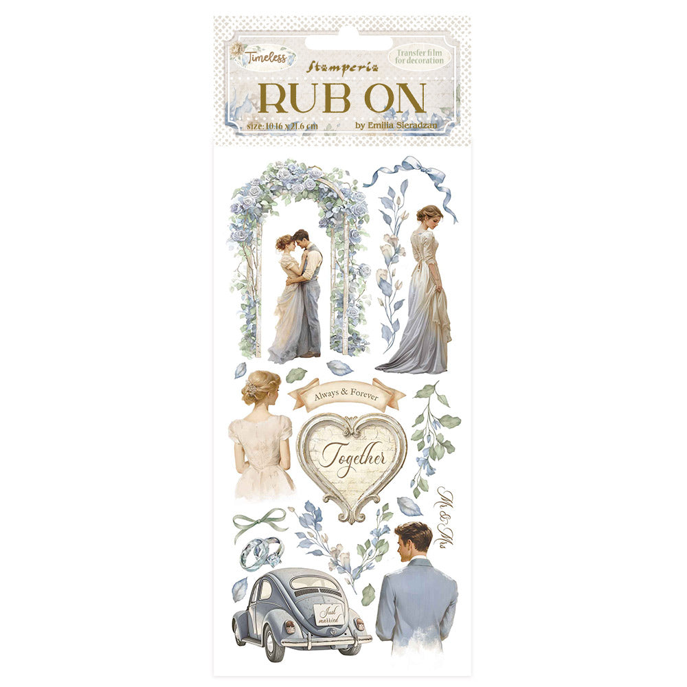 Stamperia Rub ons - Timeless Wedding