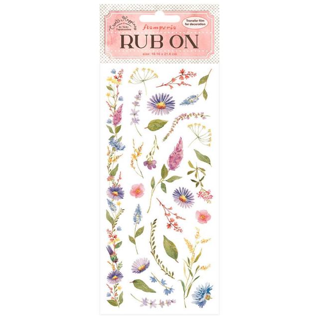 Stamperia - Rub On - Welcome Home Flowers