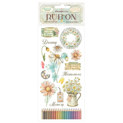 STAMPERIA - Rub Ons - Daisy Harmonious