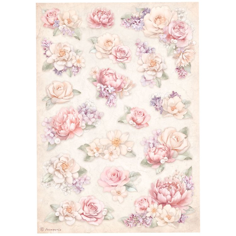 Stamperia Rice Paper - Floral Background