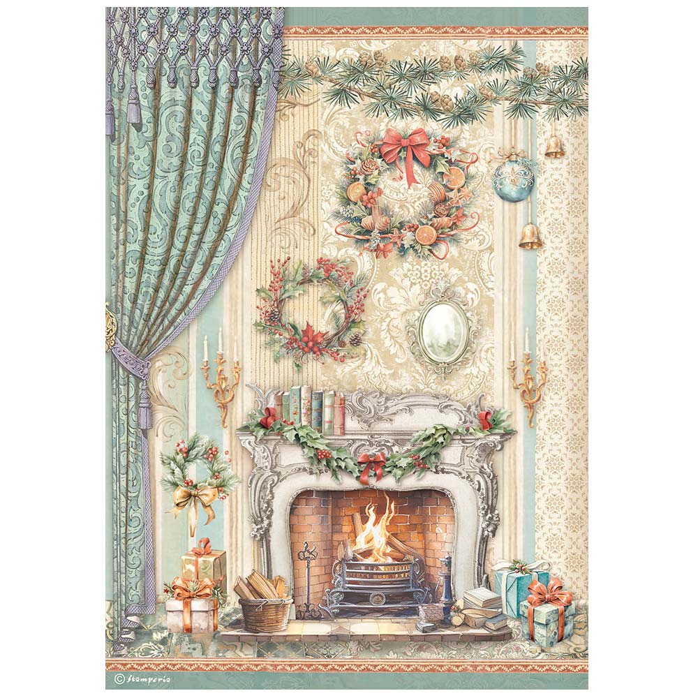 Stamperia - Rice Paper - The Nutcracker Chimney