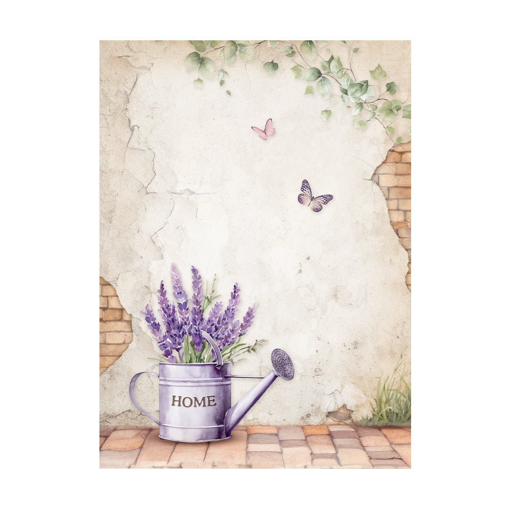Stamperia A6 Rice Papers - Lavender