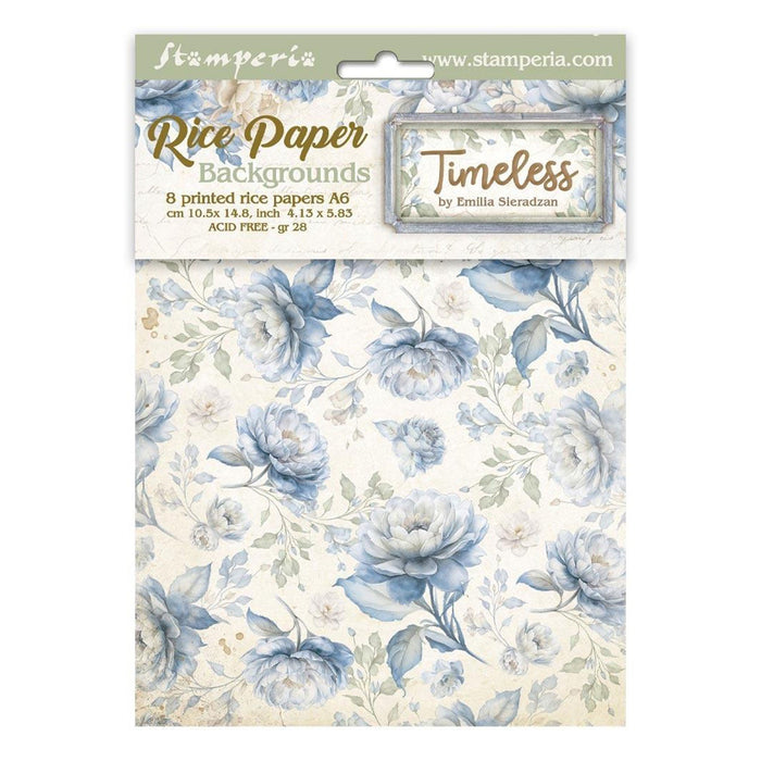 Stamperia A6 Rice Papers - Timeless