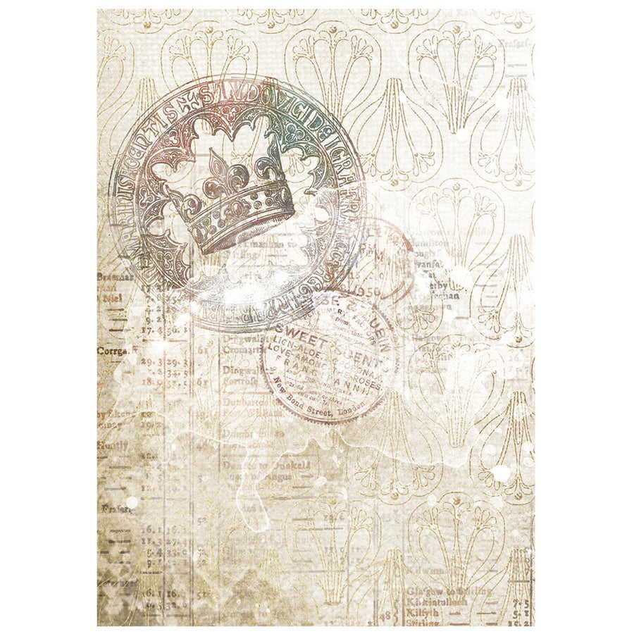 Stamperia Our Way Rice Paper Backgrounds A6