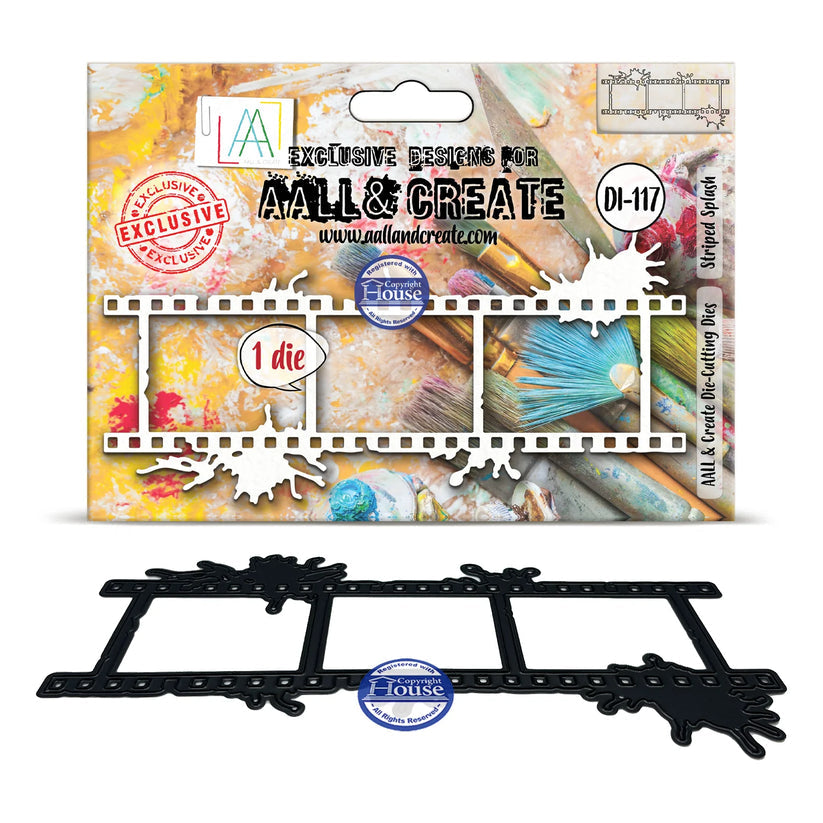 AAll & Create- Die Cutting Die -Striped Splash