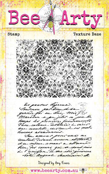 Bee Arty Texture Daze Stamp Set by Amy Evans