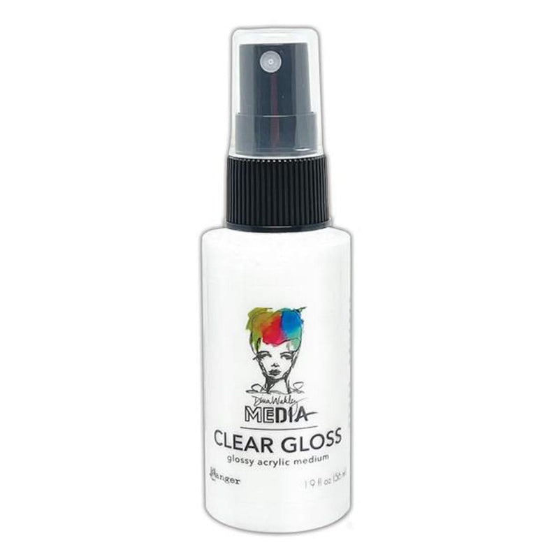 Dina Wakley Media Clear Gloss – Glossy Acrylic Medium 2oz