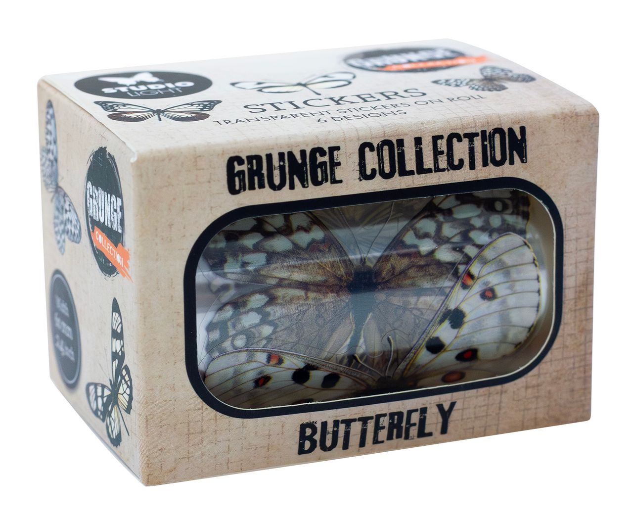 Studio Light - Grunge Collection - Stickers Butterfly