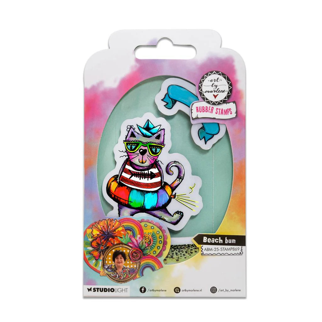 Art By Marlene - Stamp - Beach Bum