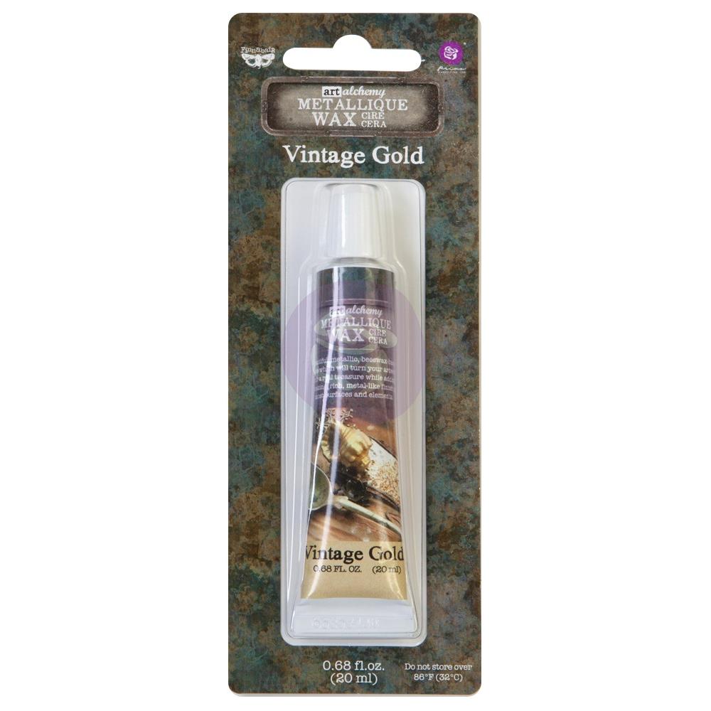 Art Alchemy-Metallique Wax – Vintage Gold .68oz (20ml)