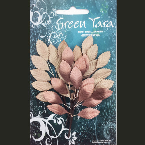 Green Tara Leaf Spray Brown