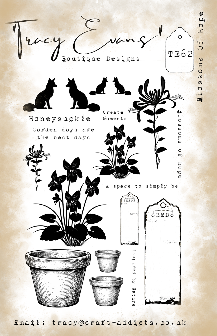 Tracy Evans - Stamp- Blossoms of Hope