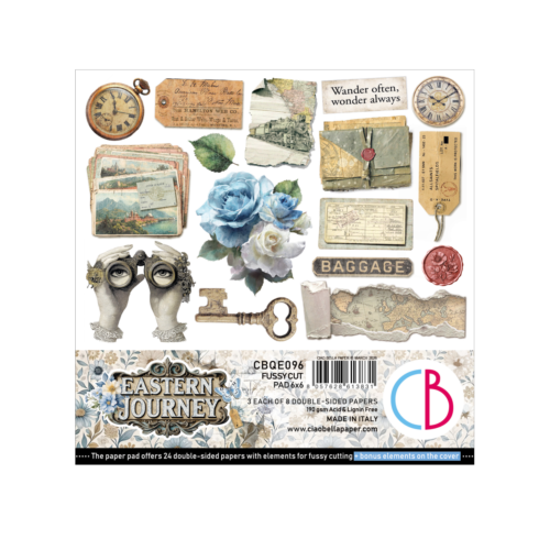 Ciao Bella – Eastern Journey Fussy Cut Pad 6x6 (CBQE096)