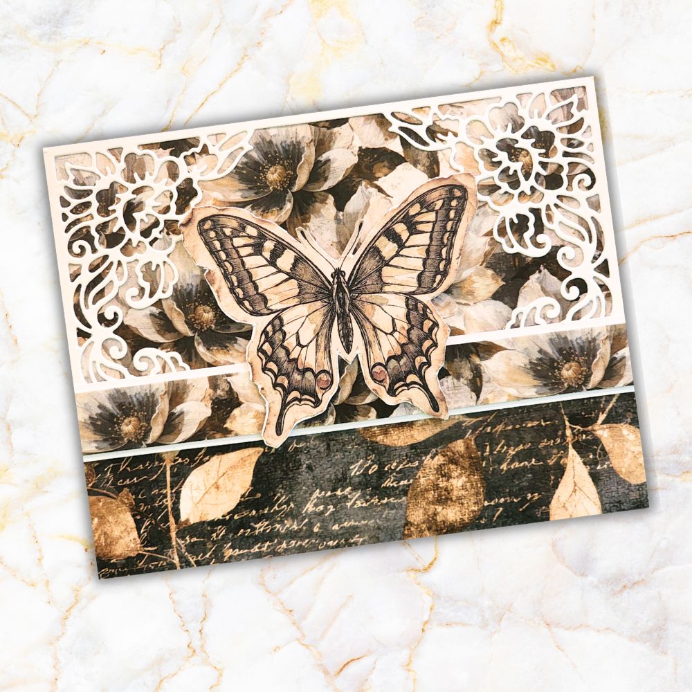 Paper Rose Ink & Ivory 6x6 Paper Collection