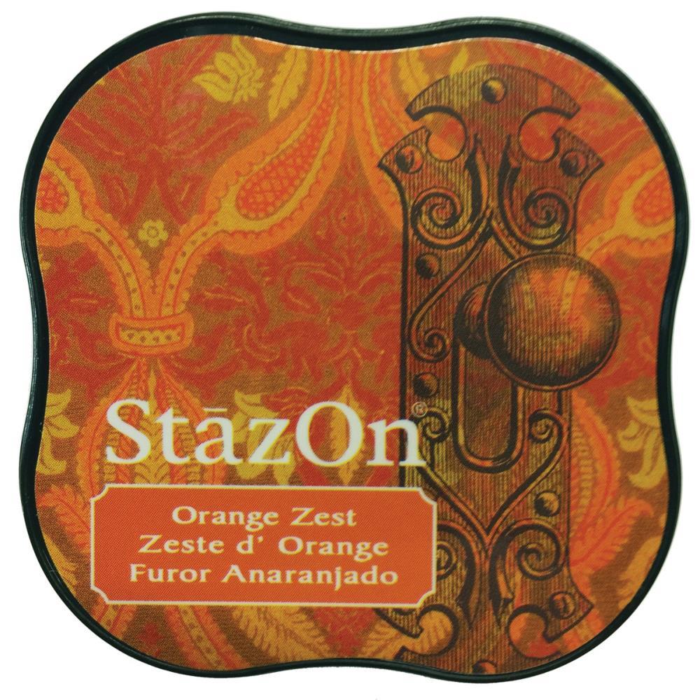 Stazon Midi Ink Pad - Orange Zest