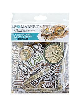 49 and Market – Country Heart Café – Chipboard Assortment