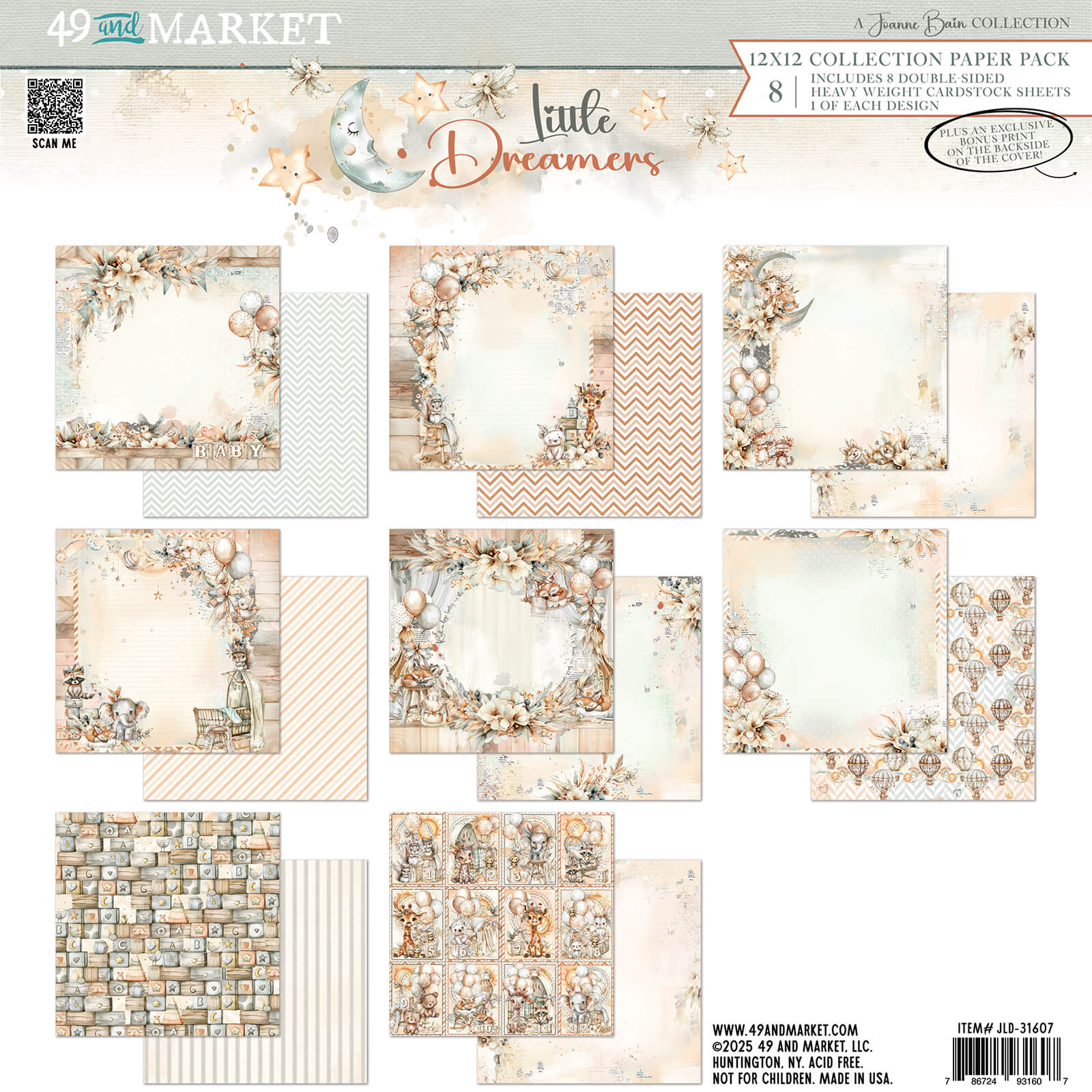 49 and Market Little Dreamer 12 x 12 Collection Pack
