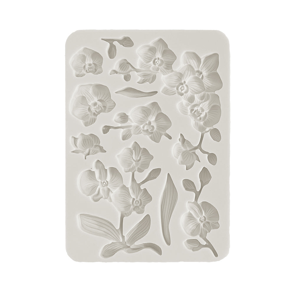 Stamperia Silicone Moulds Orchids and Cats