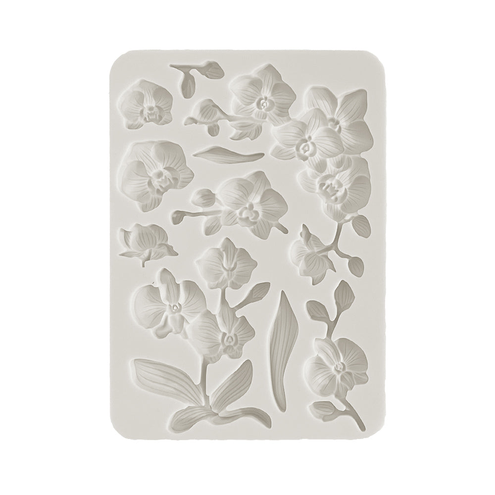 Stamperia Silicone Moulds Orchids and Cats