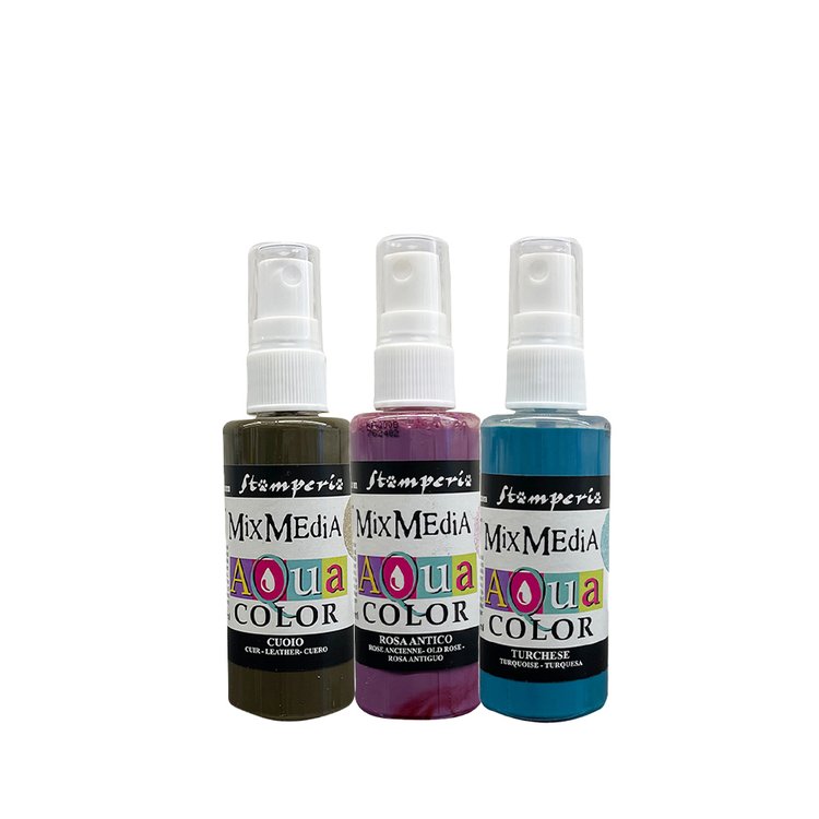 Stamperia Aqua color - Master of Magic - Set of 3