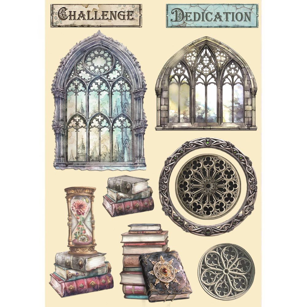 Stamperia -Wooden Shapes - Master of Magic