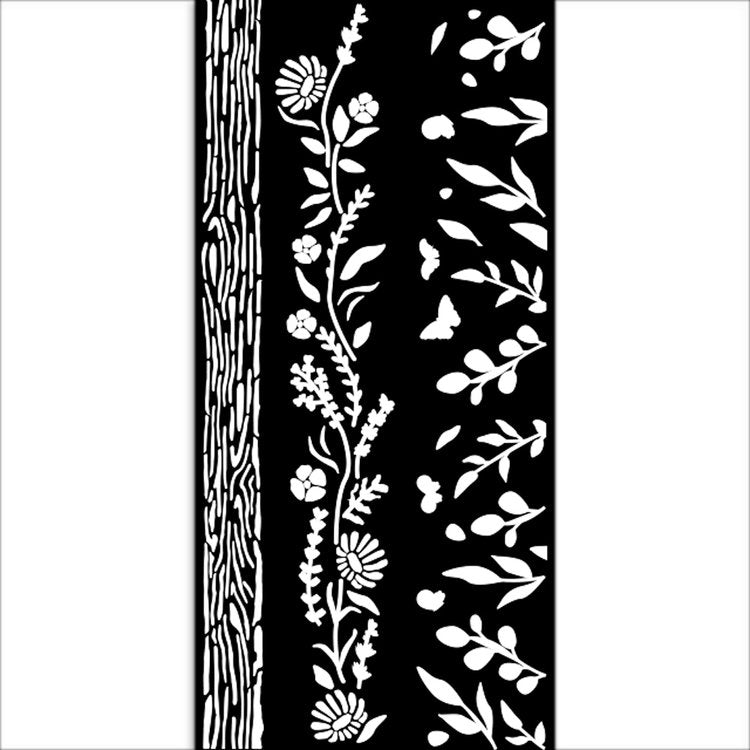 Stamperia Stencil -Welcome Home Nature 12cm x 25cm