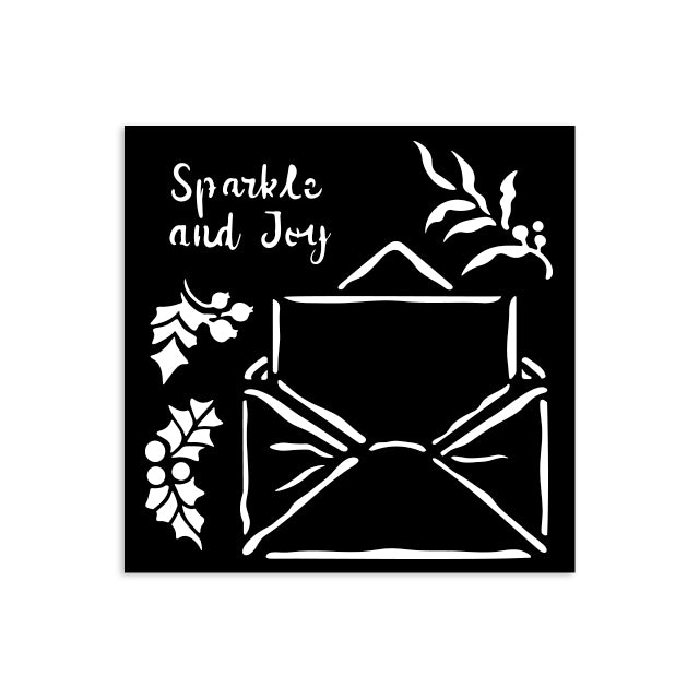 Stamperia - Stencil - The Owls House - Letter 12 x 12 cm