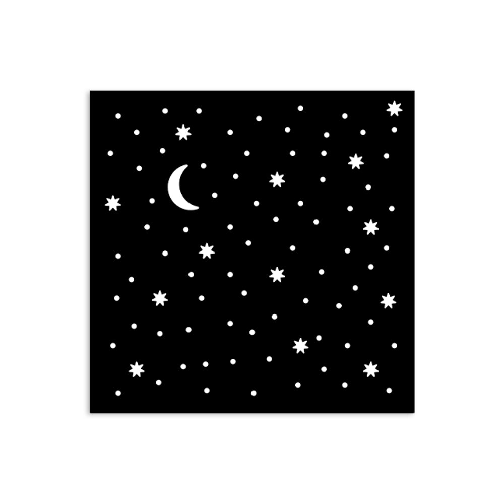 Stamperia - 12 x 12cm Stencil - Alice In Christmas Stars and Moon