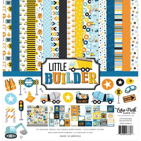 Echo Park Little Builder 12 x 12 Collection Kit