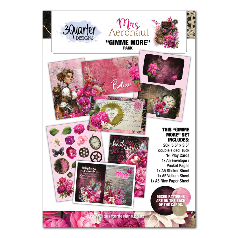 3Quarter Designs Mrs Aeronaut Gimme More Pack